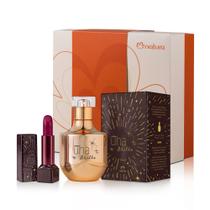 Presente Natura Una Brilho Com Batom Una