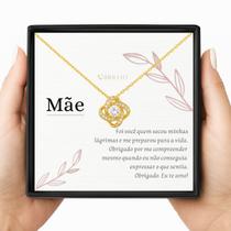 Presente Para A Minha Mãe Colar Com Cartão