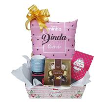Presente Para Madrinha Almofada Caneca + Chocolate Ferrero