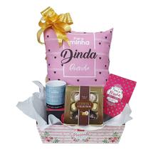 Presente Para Madrinha Almofada Caneca + Chocolate Ferrero