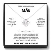 Presente Para Mãe Colar Dia Das Mães Com Mensagem