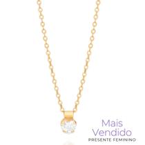 Presente Para Mãe Colar Lindo E Delicado Rommanel Bannhado A Ouro 18k