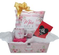 Presente para mãe Dia Das Mães - Kit Almofada Caneca Cartão Presente para mãe Dia Das Mães - Kit Almofada Caneca Cartão
