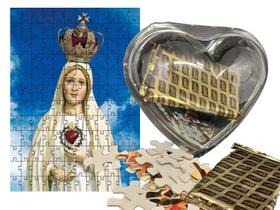 Presente Páscoa 3 Chocolates Diet Idosos + 1 Quebra-Cabeça