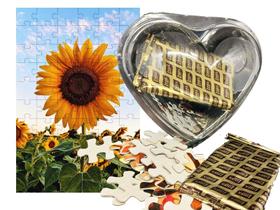 Presente Páscoa Diet Chocolate Idosos + 1 Quebra-Cabeça - Coleção Tea E Amor