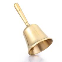 Presente pequeno de latão sólido Hand Call Bell Homelavie, acamado Presente pequeno de latão sólido Hand Call Bell Homelavie, acamado