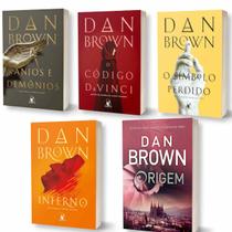 Presente Perfeito! Livro Anjos E Demônios, O Código Da Vinci, O Símbolo Perdido, Inferno, Origem Bestseller Mundial Presente Perfeito! Livro Anjos E Demônios, O Código Da Vinci, O Símbolo Perdido, Inferno, Origem Bestseller Mundial