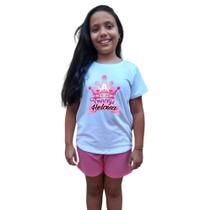 Presente Pijama infantil rosa personalizado com nome menina - Tania Almeida