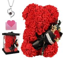 Presente Rose Bear K KYMAKE para Dia dos Namorados, Dia das Mães