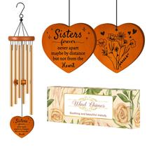 Presente Wind Chime Damaigiift Sisters para decoração feminina Presente Wind Chime Damaigiift Sisters para decoração feminina