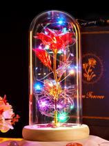 Presentes Beferr Galaxy Glass Rose preservados para sempre para ela