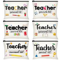 Presentes de agradecimento para professores Bolsas de cosméticos para professores Buryeah x6