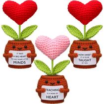 Presentes de agradecimento para professores da Wavwavw Crochet Heart Dolls 15 cm Presentes de agradecimento para professores da Wavwavw Crochet Heart Dolls 15 cm