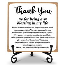 Presentes de agradecimento, placa de madeira, decoração do Dia de Ação de Graças