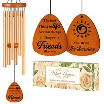 Presentes de amizade para mulheres, presentes de aniversário de melhor amiga para mulheres, amigas, melhor amiga, irmã de alma, mulher, presente de amiga, sinos de vento para aniversário, Dia de Ação de Graças, Natal, presente de amizade melhor amiga grande de 36"