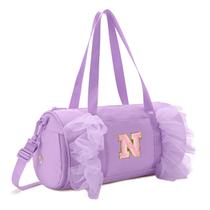 Presentes de aniversário Dance Bag Gitus para meninas de 4 a 8 anos, lavanda