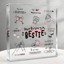 Presentes De Aniversário Para Mulheres, Miniaturas De Amigas, Presentes De Amizade Para Irmãs De