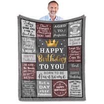 Presentes de aniversário Throw Blanket Fouca para homens 150 x 125 cm