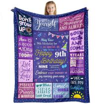 Presentes de aniversário Throw Blanket puekrtoa para menina de 9 anos 152x127cm