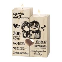Presentes de casamento de 25º aniversário para decoração de casal Presentes de casamento de 25º aniversário para decoração de casal