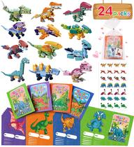 Presentes de Dia dos Namorados Colplay Dinosaur Building Blocks, 24 pacotes Presentes de Dia dos Namorados Colplay Dinosaur Building Blocks, 24 pacotes