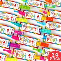 Presentes de Dia dos Namorados DAZONGE POP It Bracelet Kids, 24 pacotes