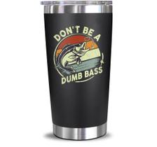 Presentes de pesca Tumbler NewEleven para homens 600 ml à prova de vazamentos