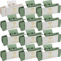 Presentes de proposta de dama de honra, garras de cabelo quadradas de 4,1 polegadas, solteira, 12 peças grandes, garras de cabelo, clipes fofos, coisas para meninas para lembrancinhas de casamento (branco e verde sálvia) Presentes de proposta de dama de honra, garras de cabelo quadradas de 4,1 polegadas, solteira, 12 peças grandes, garras de cabelo, clipes fofos, coisas para meninas para lembrancinhas de casamento (branco e verde sálvia)