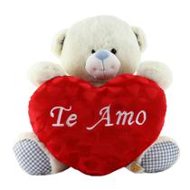 Presentes Dia dos Namorados Kit Urso e Coração de Pelúcia - BBR Toys