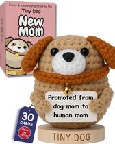 Presentes para novas mamães - boneca de crochê positiva feita à mão para cães