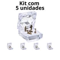 Presépio Acrílico Mini Kit 05 Unidades - Lembrança Natal