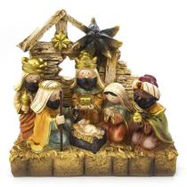 Presépio Casinha Importado Resina 18 cm