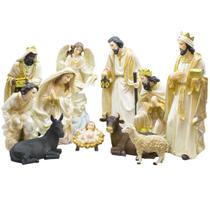 Presépio De Natal 11 Peças 51.5cm Enfeite Resina Presépio De Natal 11 Peças 51.5cm Enfeite Resina