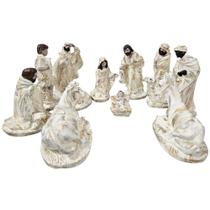 Presépio de Natal 12 Peças - 20 Cm de Altura - Decoração Natalina Arvore de Natal Jesus Presépio de Natal 12 Peças - 20 Cm de Altura - Decoração Natalina Arvore de Natal Jesus