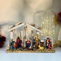 Presepio De Natal Poliresina 25 X 17Cm Presepio De Natal Poliresina 25 X 17Cm