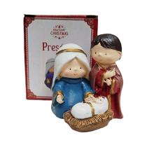 Presépio Decorativo de Natal em Resina Pecinhas de Decoração
