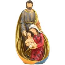 Presépio Estátuas Em Resina Sagrada Família Jesus 19cm - Gici Christmas