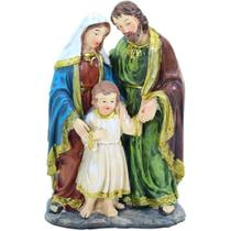 Presépio Estátuas Em Resina Sagrada Família Jesus 20Cm - Gici Christmas