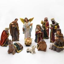Presépio Importado Resina 11 Peças 15 cm Presépio Importado Resina 11 Peças 15 cm