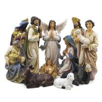 Presépio Importado Resina 11 Peças - 21 cm