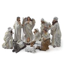 Presépio Importado Resina 11 Peças 30 cm Presépio Importado Resina 11 Peças 30 cm