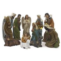 Presépio Importado Resina 11 Peças 30 Cm Presépio Importado Resina 11 Peças 30 Cm