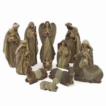 Presépio Importado Resina 12 Peças 30 cm Presépio Importado Resina 12 Peças 30 cm