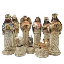 Presépio Importado Resina 9 Peças 28 Cm