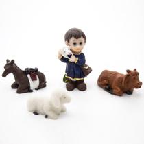 Presépio Infantil Resina 11 Peças 6 Cm
