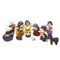 Presépio Infantil Resina 11 Peças 8 cm Presépio Infantil Resina 11 Peças 8 cm