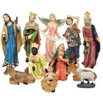 Presépio Natal Extra Grande Completo Resina Premium 11 Peças Até 30cm - Wincy - Wincy Natal Presépio Natal Extra Grande Completo Resina Premium 11 Peças Até 30cm - Wincy - Wincy Natal