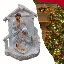 Presepio Natal Natalino Detalhes Resina Figura Jesus Familia Presepio Natal Natalino Detalhes Resina Figura Jesus Familia