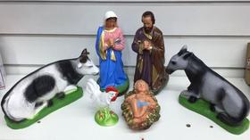 Presépio Natalino 6 Peças Natal Nascimento Jesus Presépio Natalino 6 Peças Natal Nascimento Jesus