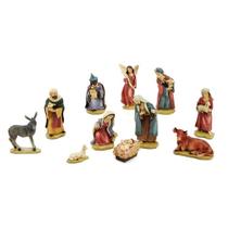 Presépio Resina Nascimento De Jesus 11 Peças
